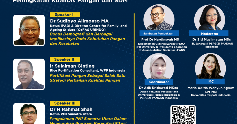 Bonus Demografi dan Strategi Peningkatan Kualitas Pangan dan SDM
