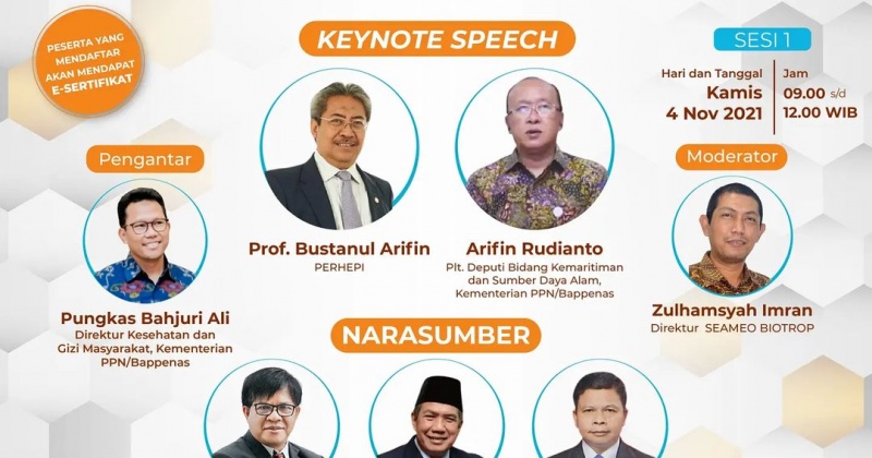 Webinar “Penguatan Sistem Pangan untuk Perbaikan Ekonomi, Gizi, dan Tangguh Bencana”