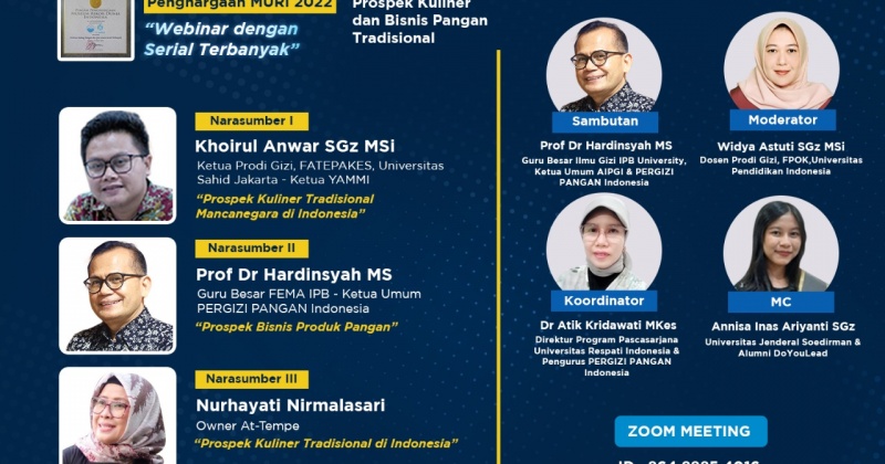 Prospek Kuliner dan Bisnis Pangan Tradisional