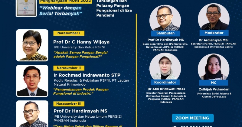 Tantangan dan Peluang Pangan Fungsional di Era Pandemi