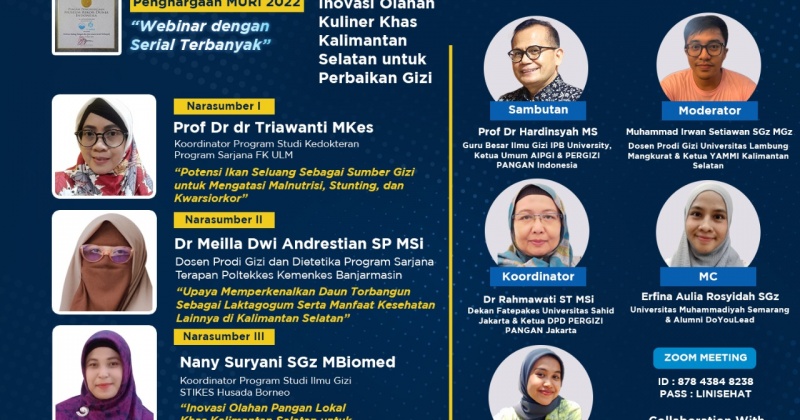 Inovasi Olahan Kuliner Khas Kalimantan Selatan untuk Perbaikan Gizi