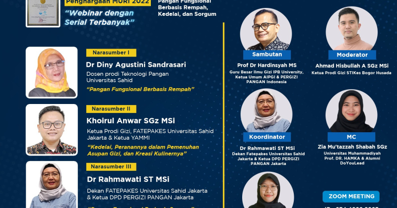 Pangan Fungsional Berbasis Rempah, Kedelai, dan Sorgum