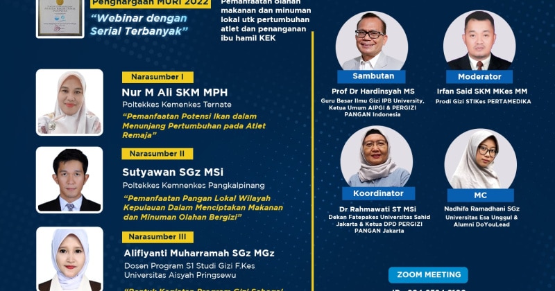 Pemanfaatan olahan makanan dan minuman lokal utk pertumbuhan atlet dan penanganan ibu hamil KEK