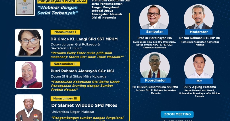 Status dan Kebutuhan Gizi serta Pengembangan Pangan Fungsional sebagai Upaya Pencegahan Masalah Gizi di Indonesia