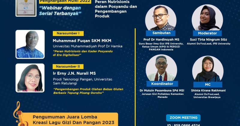 Peran Nutrisionis dalam Posyandu dan Pengembangan Produk