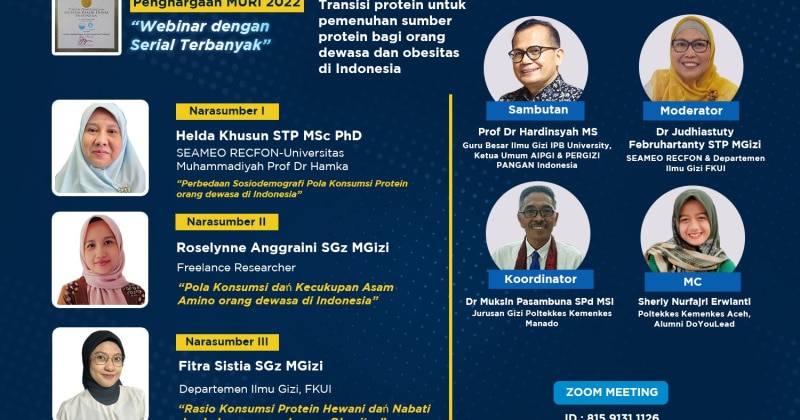 Transisi Protein untuk Pemenuhan Sumber Protein bagi Orang Dewasa dan Obesitas di Indonesia