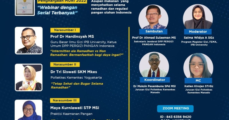 Asupan Makanan yang Menyehatkan Selama Ramadhan dan Regulasi Pangan Olahan Indonesia