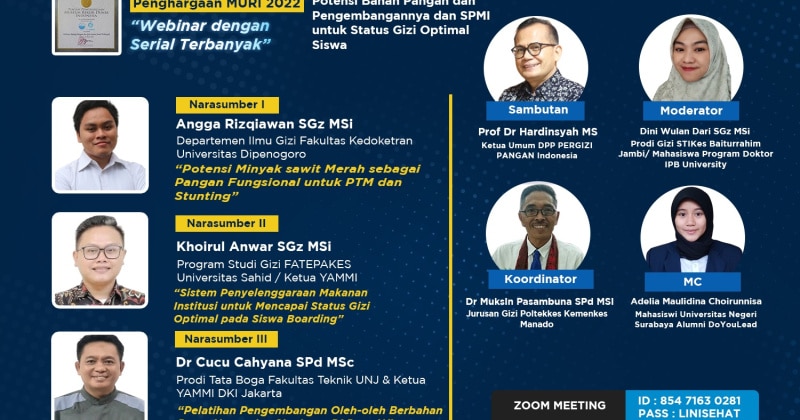 Potensi Bahan Pangan dan Pengembangannya dan SPMI untuk Status Gizi Optimal Siswa