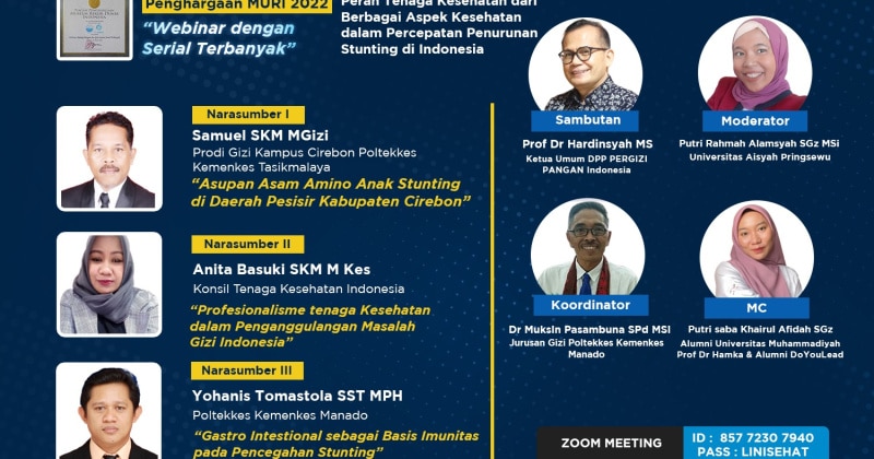 Peran Tenaga Kesehatan dari Berbagai Aspek Kesehatan dalam Percepatan Penurunan Stunting di Indonesia