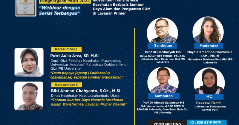 Inovasi dan Transformasi Kesehatan Berbasis Sumber Daya Alam dan Penguatan SDM di Layanan Primer