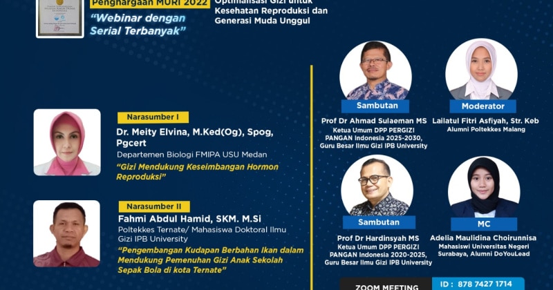 Optimalisasi Gizi untuk Kesehatan Reproduksi dan Generasi Muda Unggul