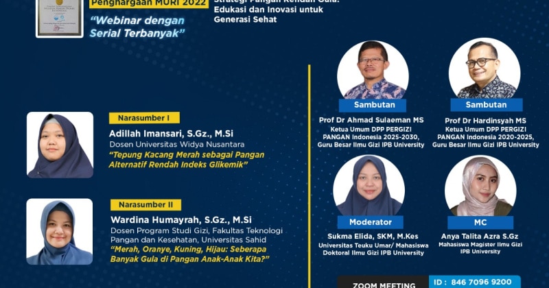 Strategi Pangan Rendah Gula: Edukasi dan Inovasi untuk Generasi Sehat