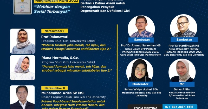 Inovasi Pangan Fungsional Berbasis Bahan Alami untuk Pencegahan Penyakit Degeneratif dan Defisiensi Gizi