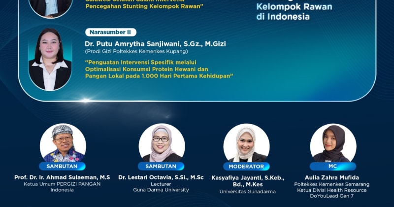 Program Intervensi Sensitif dan Spesifik Stunting untuk Kelompok Rawan di Indonesia