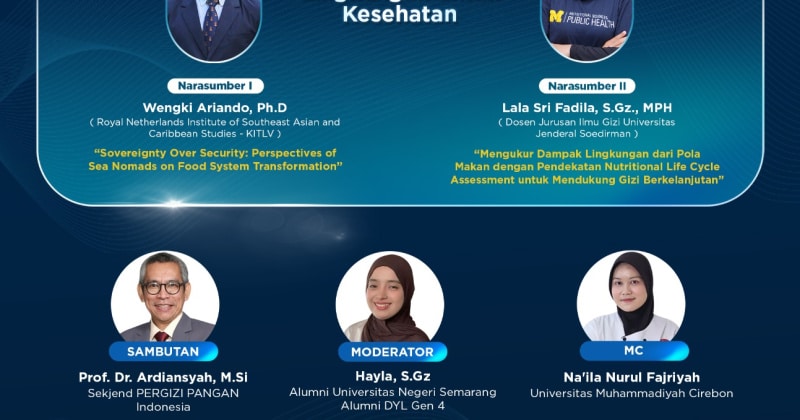 Pangan, Gizi, dan Lingkungan untuk Kesehatan